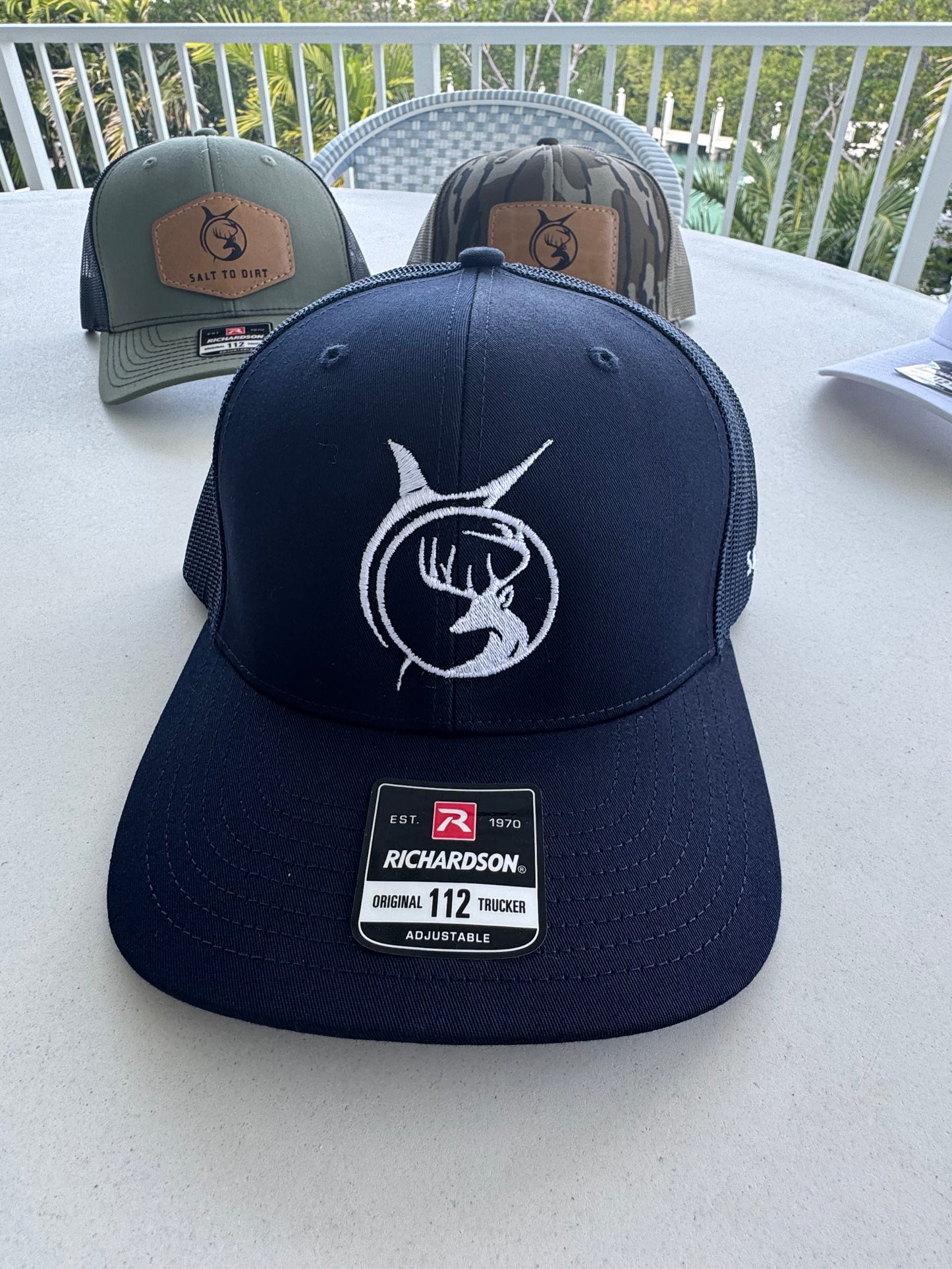 Richardson Hat - Navy with White Logo