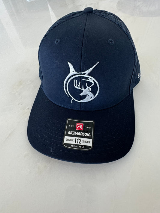 Richardson Hat - Navy with White Logo